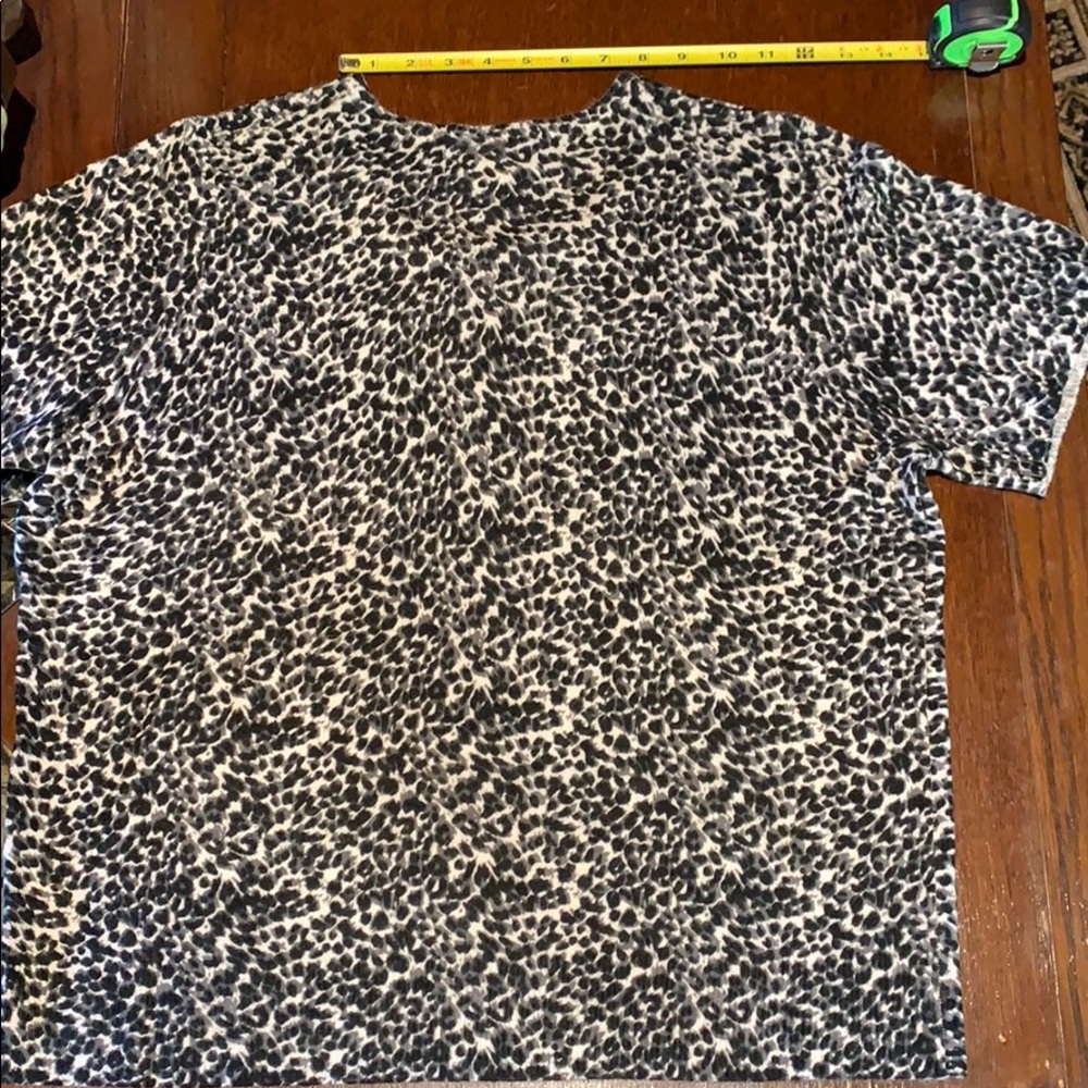 Vintage Size XL. Short sleeve sweater gray/Black
